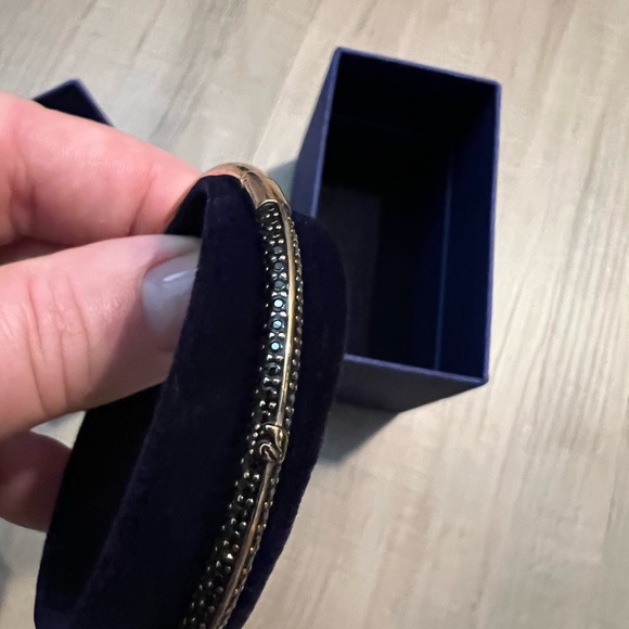 Swarovski Watch & Bracelet combo set Black rhinestones - Picture 5 of 9